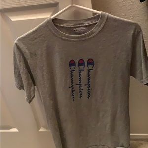Grey Champion Shirt Size/ Small